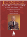 HAL LEONARD Korngold (Granat): Concerto in D Major op.35 (violin & piano) KEISER