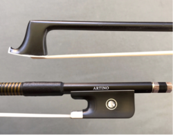 Otto Musica Artino fiberglass viola bow, 1/2, horsehair