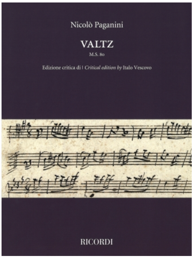 HAL LEONARD Paganini: Valtz (violin) Ricordi