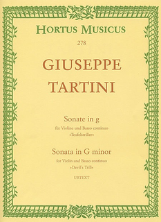 Barenreiter Tartini, Giuseppe: Sonata fur Violin and Bc G minor -Devil's Trill, Barenreiter