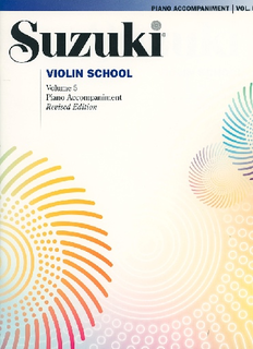 Suzuki: Violin School, Vol.5 - REVISED (piano accompaniment)