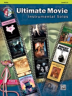 Alfred Music Ultimate Movie Instrumental Solos for Strings (Violin Book + CD)
