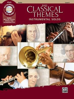 Alfred Music Easy Classical Themes Instrumental Solos for Strings (Violin Book & CD) Alfred