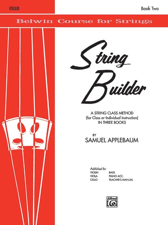 Alfred Music Applebaum: String Builder, Book 2 (cello) Belwin