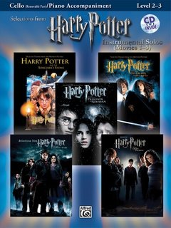 Alfred Music Williams, J.: Harry Potter Instrumental Solos for Strings (Movies 1-5) (Cello Book & CD) Alfred