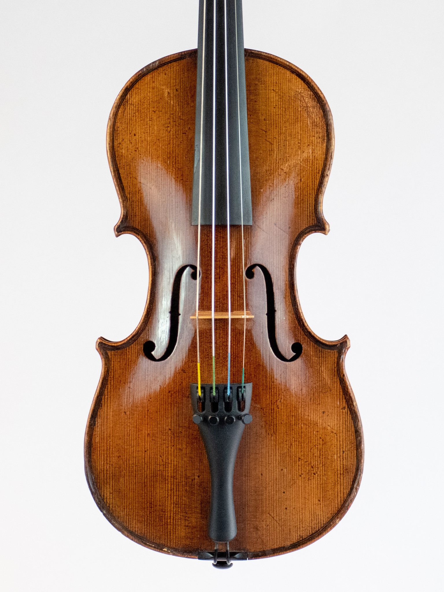German Strad 1/2 violin outfit ca 1920