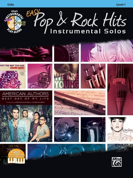 Alfred Music Galliford: Easy Pop & Rock Hits Instrumental Solos for Strings (Cello Book +CD) Alfred