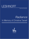 Jonathan Leshnoff Publishing Leshnoff: Radiance in Memory of Christina Tarsell (Piano quintet)