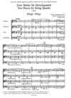 HAL LEONARD Shostakovich: (score/parts) Two Pieces - Elegy & Polka (string quartet) Edition Sikorski