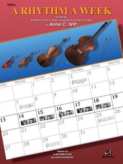 Alfred Music Witt, Anne: A Rhythm a Week (viola)