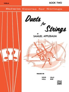Alfred Music Applebaum, Samuel: Duets for Strings, Book Two (2 violas)