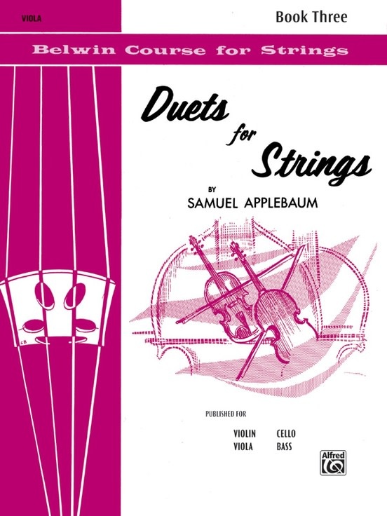 Alfred Music Applebaum, Samuel: Duets for Strings, Book Three (2 violas)