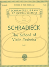 HAL LEONARD Schradieck: The School of Violin-Technics, Book 1 (violin) Schirmer