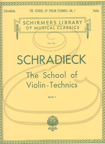 HAL LEONARD Schradieck: The School of Violin-Technics, Book 1 (violin) Schirmer