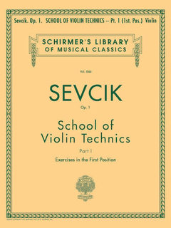HAL LEONARD Sevcik: School of Violin Technique, Op.1, Bk.1 (violin) SCHIRMER