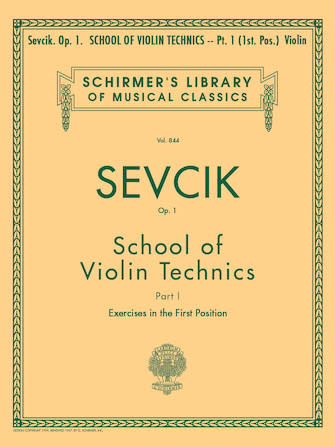 HAL LEONARD Sevcik: School of Violin Technique, Op.1, Bk.1 (violin) SCHIRMER