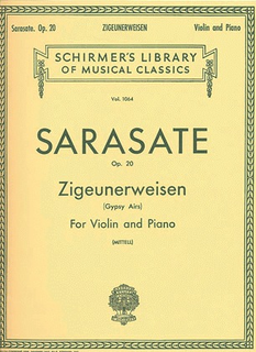 Schirmer Sarasate (Mittell): Zigeunerweisen, Op.20 ''Gypsy Airs'' (violin & piano)
