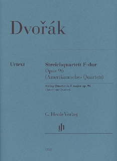 HAL LEONARD Dvorak: String Quartet No.12 in F Major - "American Quartet," Op.96 - URTEXT (string quartet) Henle