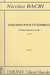 HAL LEONARD Bacri, Nicolas: Esquisses pour un tombeau, Op.18, No.3-score and parts (string quartet)