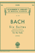 Schirmer Bach: 6 Suites - Schirmer Library of Classics Volume 1278