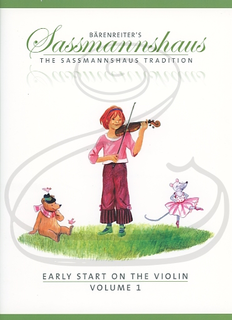 Barenreiter Sassmannshaus, K.: Early Start on the Violin, Volume 1 (violin) Barenreiter