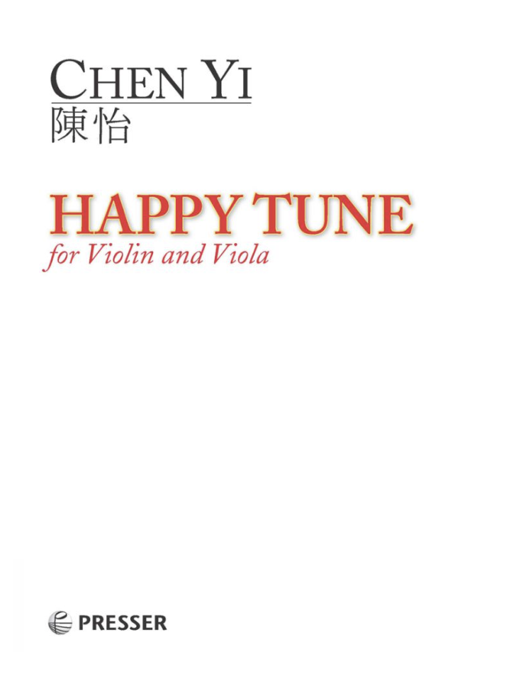 Theodore Presser Yi: Happy Tune (violin and viola) Presser