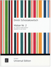 Universal Edition Shostakovich (Schostakowitsch): Walzer Nr2 (two violins) UE