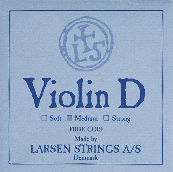 Larsen Larsen Original violin D string, medium aluminum wound, synthetic core