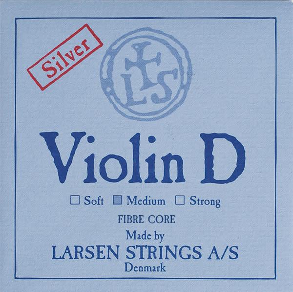 Larsen Larsen Original violin D string, medium silver wound, synthetic core