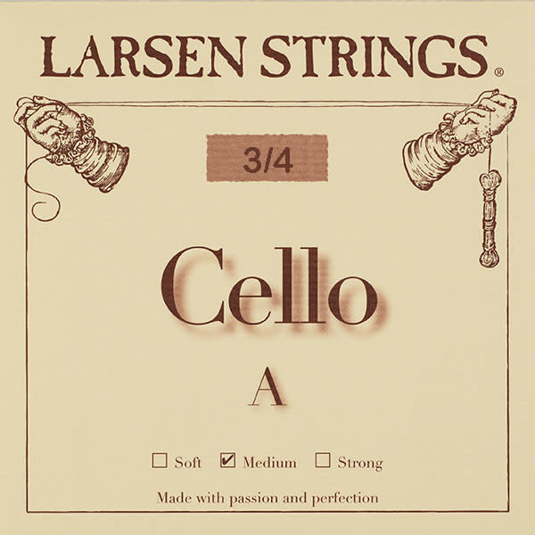 Larsen Larsen cello A string, steel, medium, fractional sizes,