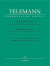 Barenreiter Telemann: Twelve Methodical Sonatas, Vol.4 B & C minor (violin & piano, cello) Barenreiter