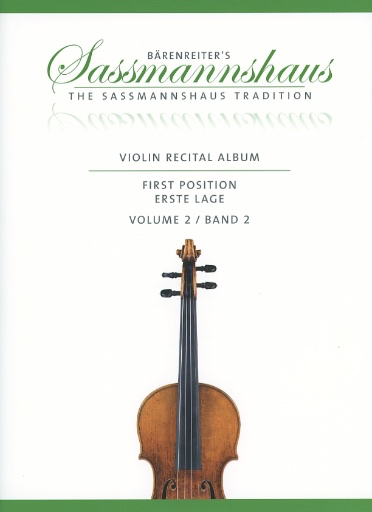 Barenreiter Sassmannshaus, Kurt: Violin Recital Album, Book 2 (violin & piano) Barenreiter