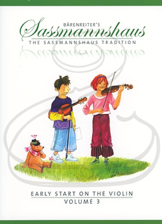 Barenreiter Sassmannshaus, K.: Early Start on the Violin, Volume 3 (violin) Barenreiter