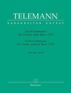 Barenreiter Telemann (Hausswald): 12 Fantasias for Violin without Bass, TWV40: 14-25 - URTEXT (violin) Barenreiter