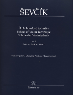 Barenreiter Sevcik, O. (Edited by Jaroslav Foltyn): Violin Studies Op.1 No.3 (violin) Barenreiter