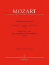 Barenreiter Mozart, W.A. (C.Hogwood): Fantasia in f min (1799), K 608 (2 violins, viola, cello, bass), Barenreiter