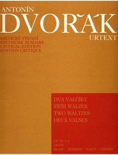 Barenreiter Dvorak, Antonin: Two Waltzes Op. 54 No. 1 in A, No. 4 in D-flat (String Quartet), Barenreiter