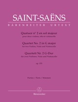 Barenreiter Saint-Saens: Quartet no.2 in G major op153 (string quartet) Barenreiter