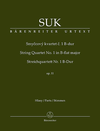 Barenreiter Suk, Josef: String Quartet No. 1 in Bb major, Op. 11 (set of parts) Barenreiter