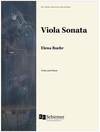 Canticle Distributing Ruehr: Viola Sonata (viola and piano) EC Schirmer