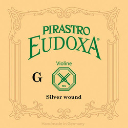 Pirastro Pirastro EUDOXA violin G string, gut/silver, medium, 15-3/4