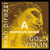 Pirastro EVAH PIRAZZI GOLD violin A string, aluminum | Metzler Violins