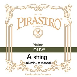 Pirastro OLIV violin A string, gut/aluminum, medium, 13-1/2
