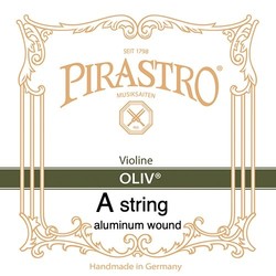 Pirastro Pirastro OLIV violin A string, aluminum-wound, 13 1/2, in envelope