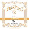 Pirastro CHORDA violin string set, medium, with silver-plated copper G