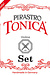 Pirastro TONICA violin string set, steel ball-end E & silver D,