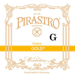 Pirastro Pirastro GOLD violin G string, gut/silver, medium