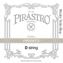 Pirastro PIRANITO chrome-steel violin D string, medium,