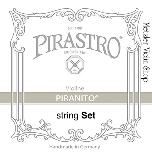 Pirastro Pirastro PIRANITO violin string set with chrome-steel A, medium,