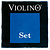 Pirastro Pirastro VIOLINO violin string set, medium,